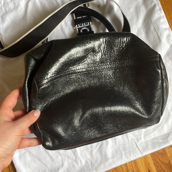 GIVENCHY Black Small Pandora Logo Strap Bag - Picture 8 of 9